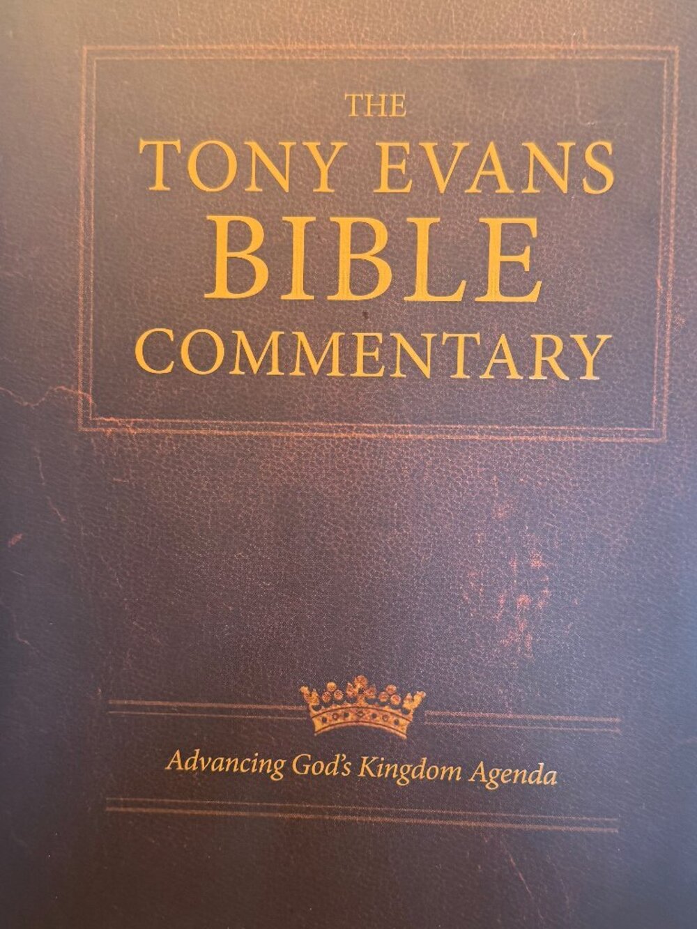 New Tony Evans Bible Commentary Hardcover